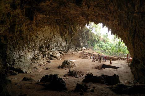 Cave on Flores Island where the specimens were discovered. (Rosino/CC BY SA 2.0)