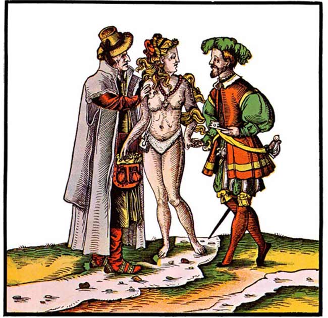 A 16th-century satirical woodcut about the uselessness of chastity belts in ensuring faithfulness. (Public domain)