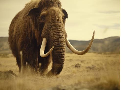 Colossal is well-known for its efforts to de-extinct the Woolly Mammoth. Image courtesy of Colossal Biosciences