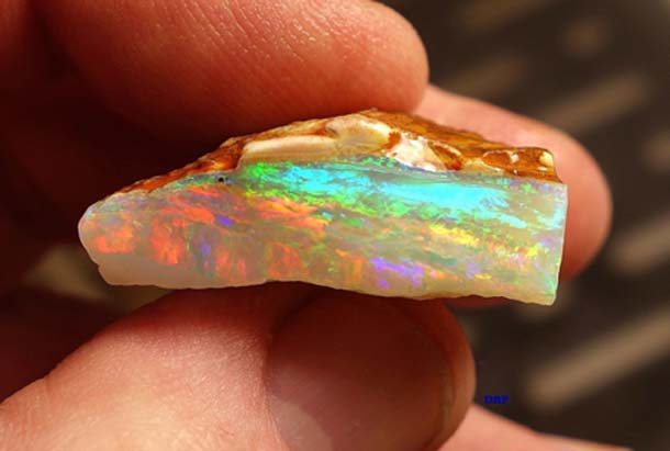 Rough opal from Coober Pedy, South Australia (Dpulitzer/CC BY SA 3.0)