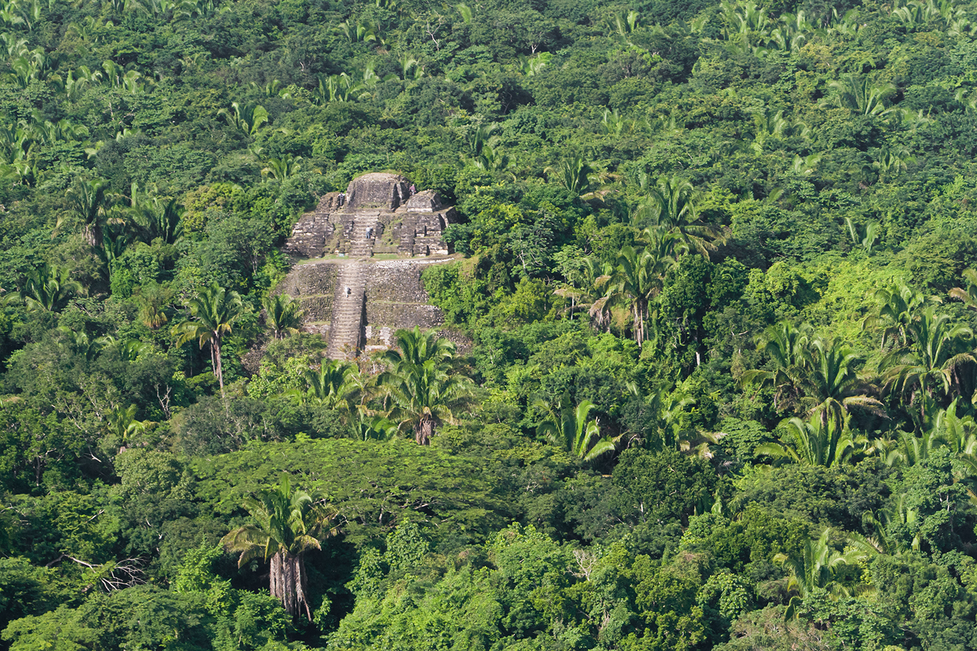 Maya ruins at Lamanai in Belize