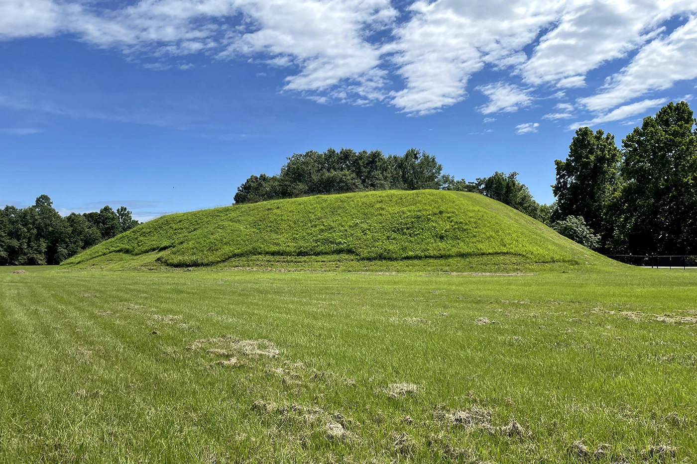 The sacred Nanih Waiya mound in Neshoba County, Mississippi, is a sacred site for the Choctaw, central to their creation stories and cultural heritage. 