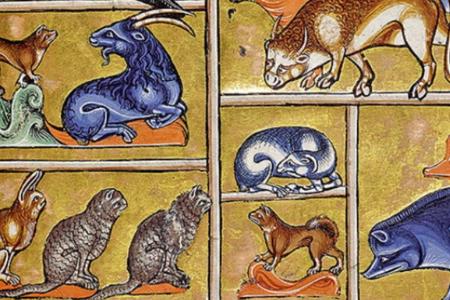 Detail from the 12th century Aberdeen Bestiary. (Public Domain)