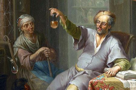 The Medical Alchemist by Franz Christoph Janneck, 18th century (Public Domain)