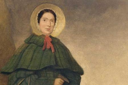 Detail of a portrait of Mary Anning. Source: Public domain