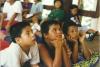 Choctaw youth during a summer language camp